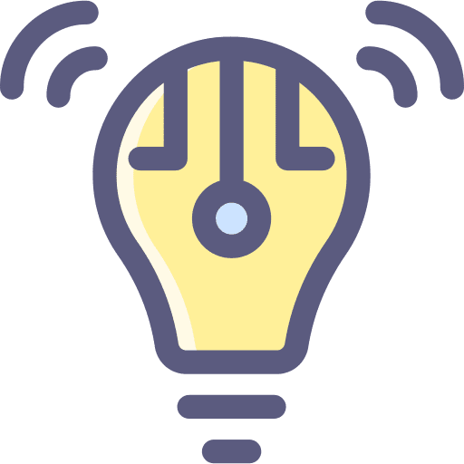 Smart bulb light bulb wireless connection smart technology icon Smart bulb light bulb wireless connection smart technology icon