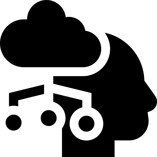 Machine learning data ai artificial intelligence icon