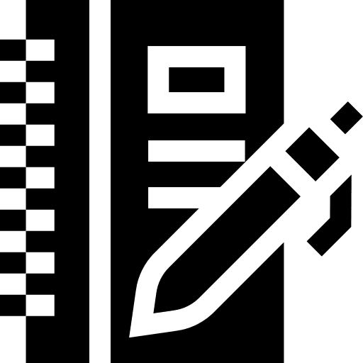 Note writing tool pen planner icon