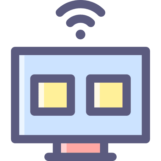Television tv electronics wifi icon Television tv electronics wifi icon