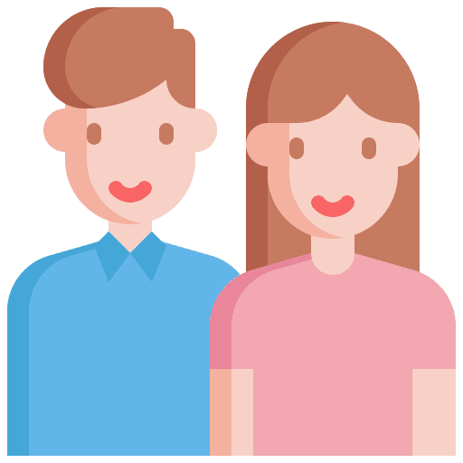 Couple father couple family icon