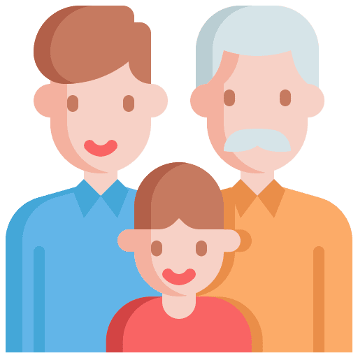 Family avatar kid and baby user icon Family avatar kid and baby user icon
