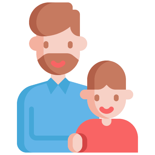 Father family son user icon Father family son user icon