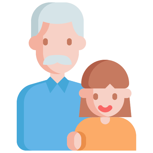 Granddaughter child granddaughter kid and baby icon
