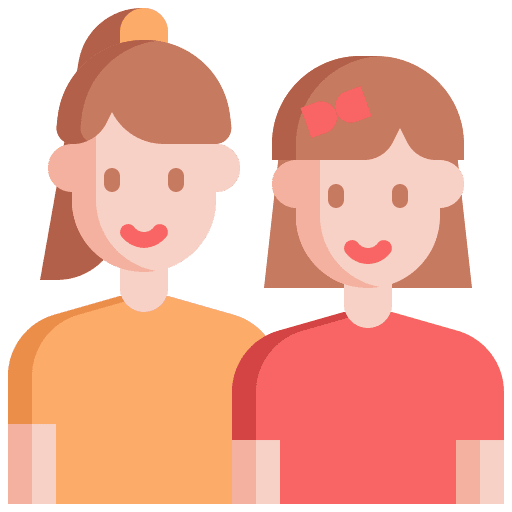 Sister avatar family girl icon