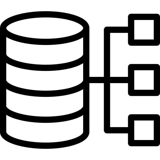 Database server network hosting icon