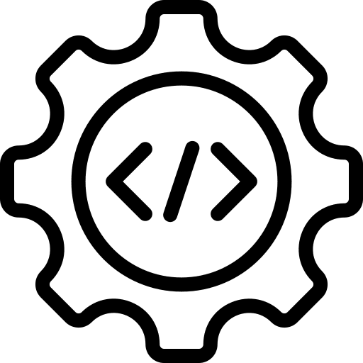 Coding programming seo and web configuration icon Coding programming seo and web configuration icon