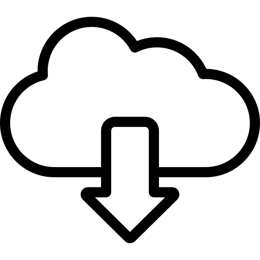 Download down arrow data download icon Download down arrow data download icon