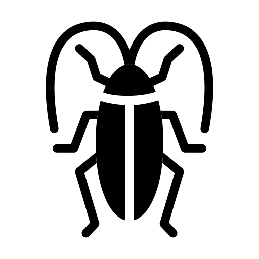 Cockroach cockroach mite parasite icon