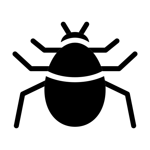 Beetle symbol insect animals icon