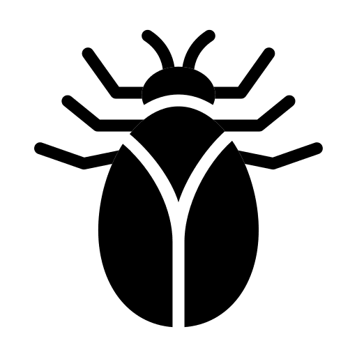Bug animals flea entomology icon