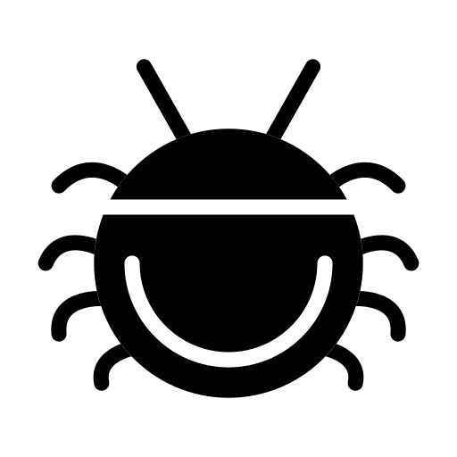Bug zoology entomology insect icon