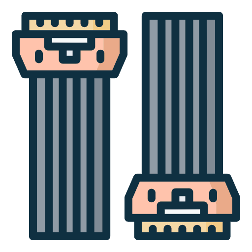 Copper cable copper cable electronics flexible icon Copper cable copper cable electronics flexible icon