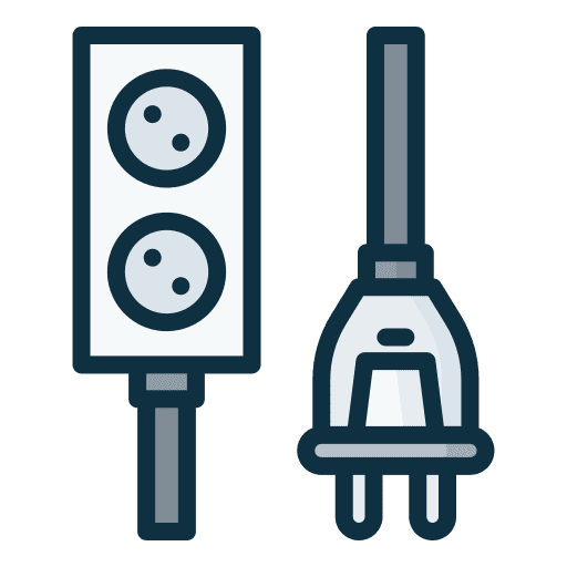 Extension cable extension cord electronics electrical icon