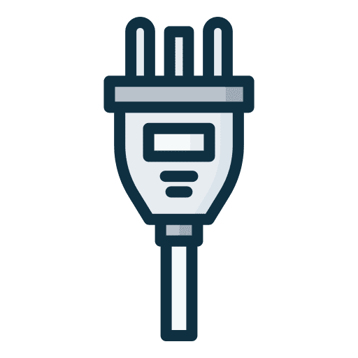 Plug cable digital connection icon