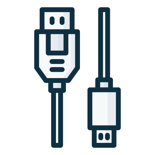 Usb port usb cable technology electronics icon Usb port usb cable technology electronics icon