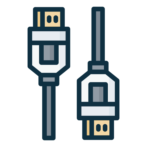 Hdmi port multimedia cable device icon Hdmi port multimedia cable device icon