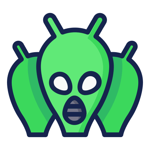 Aliens fantasy space alien icon