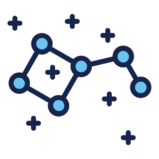 Star miscellaneous constellation sky icon