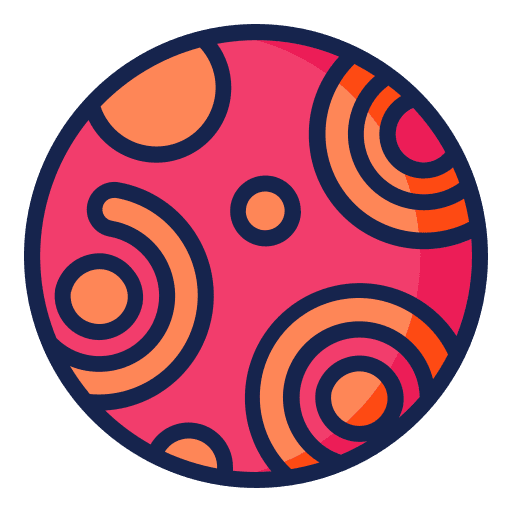 Venus orbit solar system universe icon Venus orbit solar system universe icon
