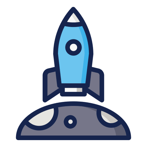 Landing moon exploration landing icon Landing moon exploration landing icon