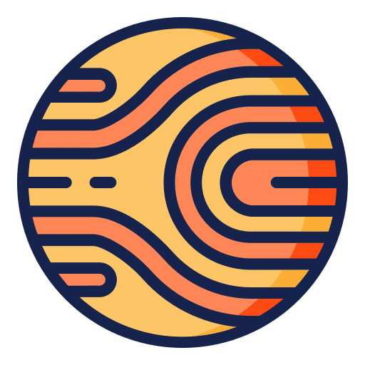 Planet celestial body planet solar system icon Planet celestial body planet solar system icon