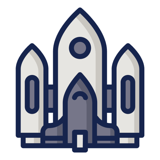 Space shuttle transportation rocket ship rocket icon Space shuttle transportation rocket ship rocket icon