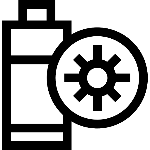 Battery level battery electronics icon