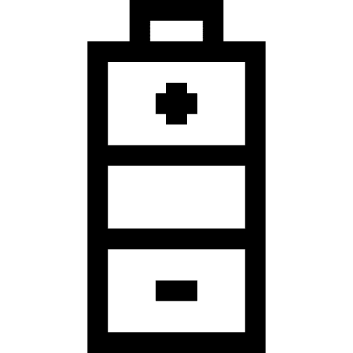 Battery science and tech battery tools icon