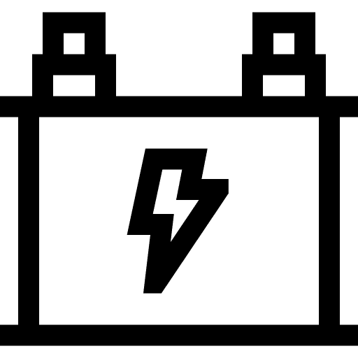 Car battery battery car battery car icon