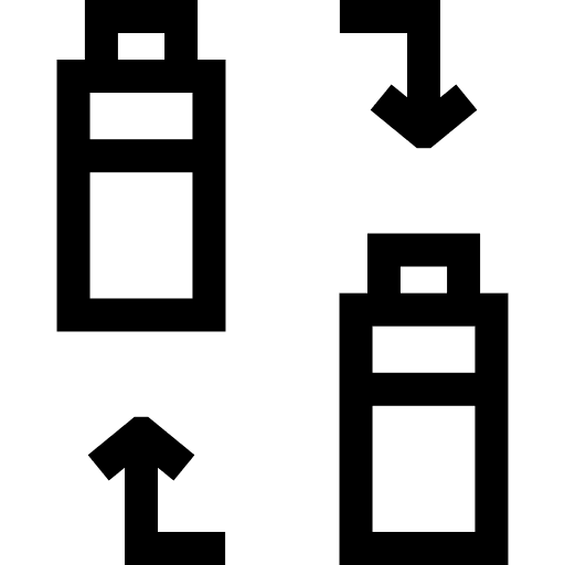 Change circular arrow change electronics icon