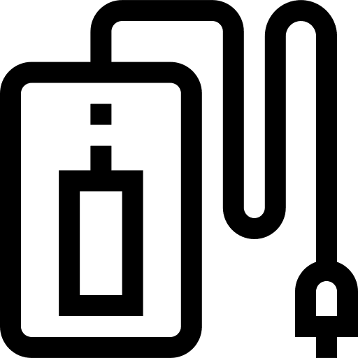 Power bank technology battery gadget icon