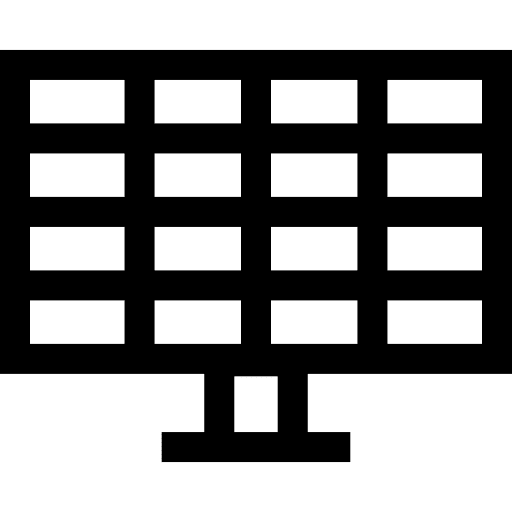 Solar panel technology power industry solar panel icon