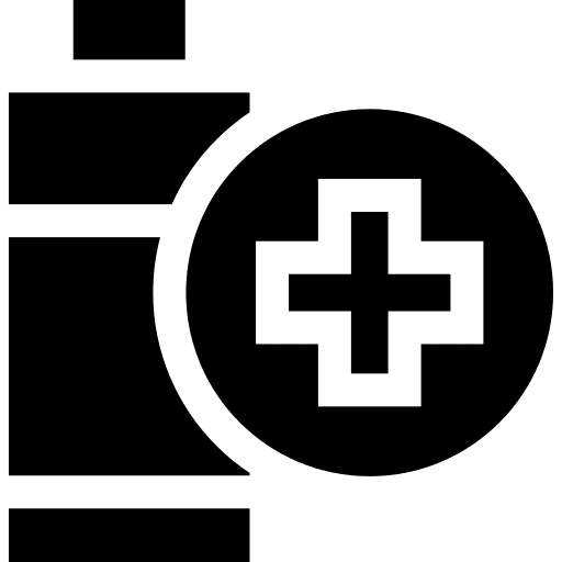 Add status battery plus icon