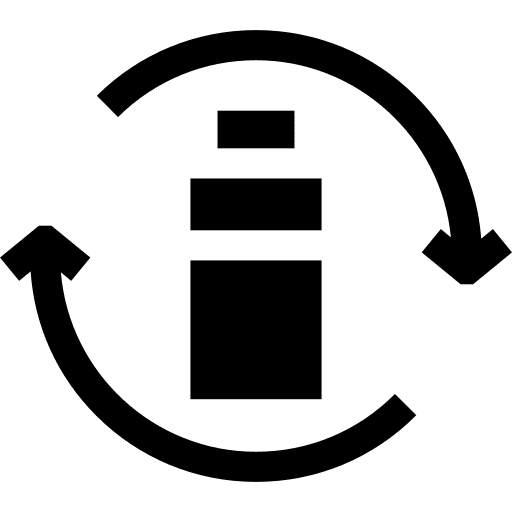 Rechargeable ecology and environment energy renewable energy icon