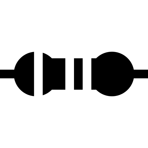 Resistance electric led resistance icon