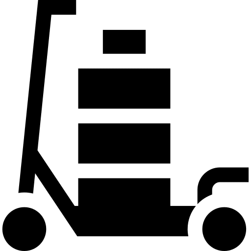 Scooter electricity electrical battery icon