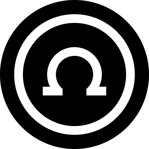 Omega symbols shapes and symbols shape icon