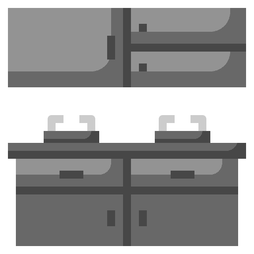 Kitchen furniture kitchen furniture cabinets cupboard icon