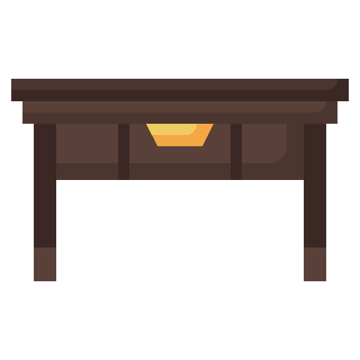 Kitchen table kitchen set kitchen table furniture and household icon