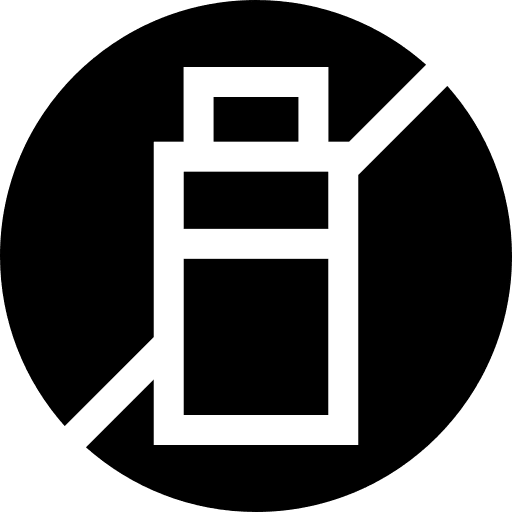 No battery electronics battery level ui icon