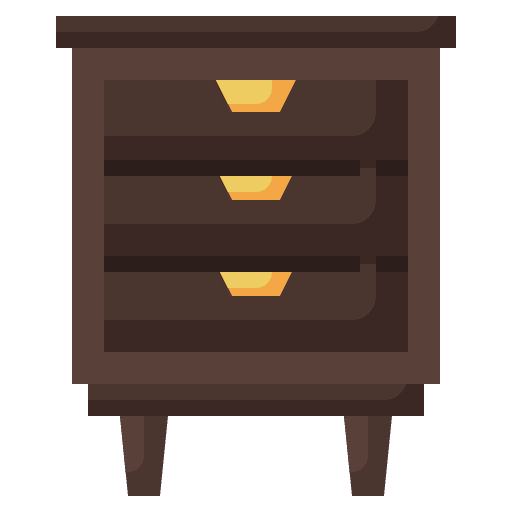 Bedside table night stand table bedside table icon Bedside table night stand table bedside table icon