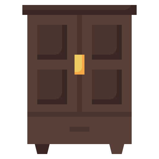 Closet home furniture wardrobe furniture and household icon Closet home furniture wardrobe furniture and household icon