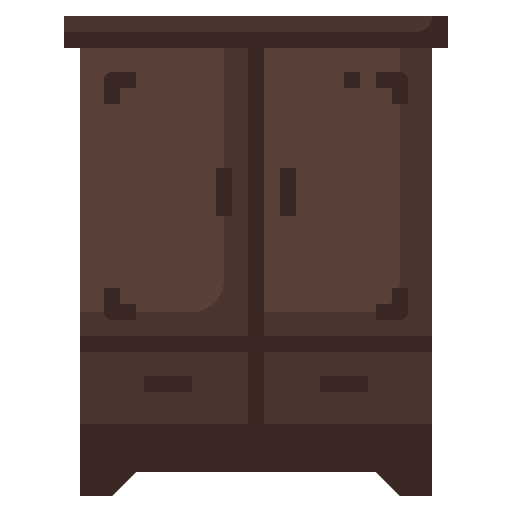 Closet wardrobe closet storage icon Closet wardrobe closet storage icon