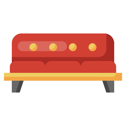 Sofa decor relax furniture and household icon Sofa decor relax furniture and household icon