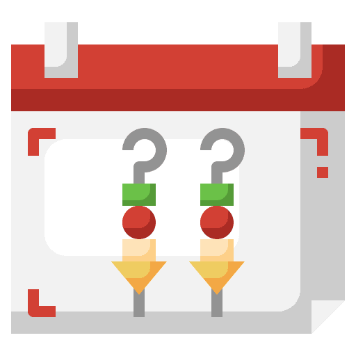 Barbecue food and restaurant time and date event icon Barbecue food and restaurant time and date event icon