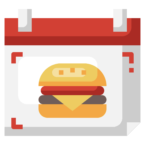 Burger junk food event food and restaurant icon Burger junk food event food and restaurant icon