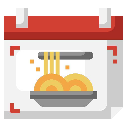 Spaghetti time and date international day event icon Spaghetti time and date international day event icon