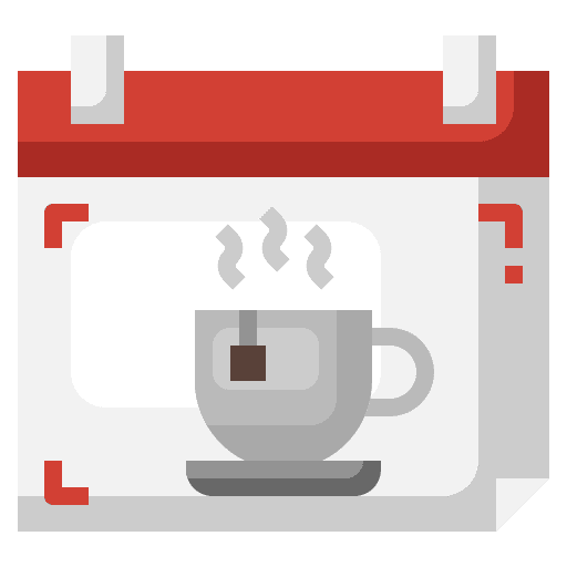 Tea tea food and restaurant time and date icon Tea tea food and restaurant time and date icon