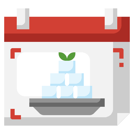 Tofu schedule food and restaurant time and date icon Tofu schedule food and restaurant time and date icon